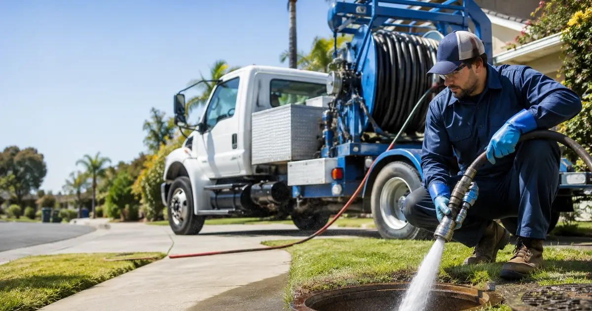 Hydro jet sewer cleaning San Lucas